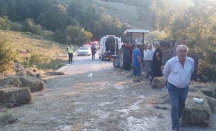 Samsun’da traktör devrildi: 1 ölü, 1 yaralı