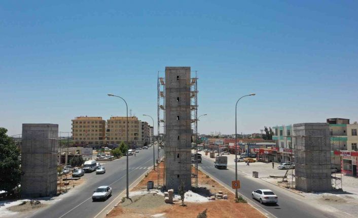 Şanlıurfa’da üst geçitlerde çalışmalar hızlandı