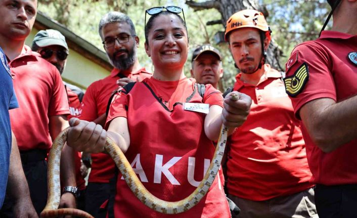 STK’lara hayvan arama kurtarma eğitimi