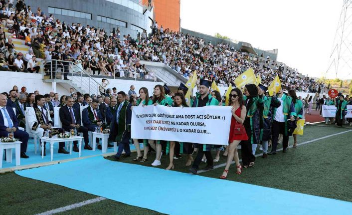 SUBÜ mezunlarını coşkulu törenle uğurladı