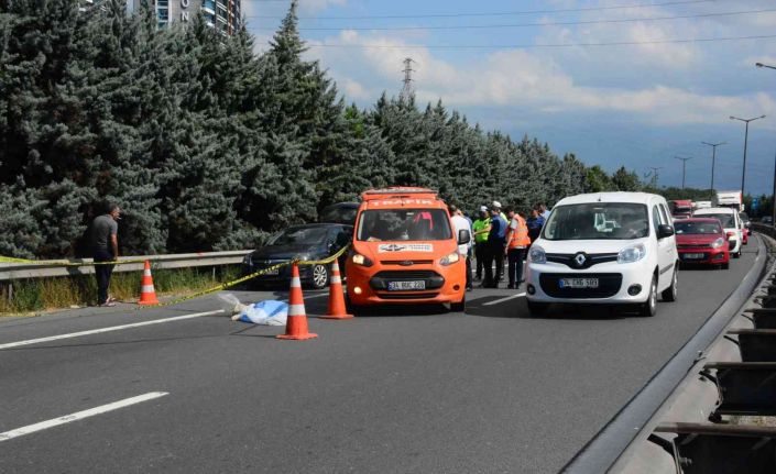 TEM’de lastik değiştirmek isterken canından oldu