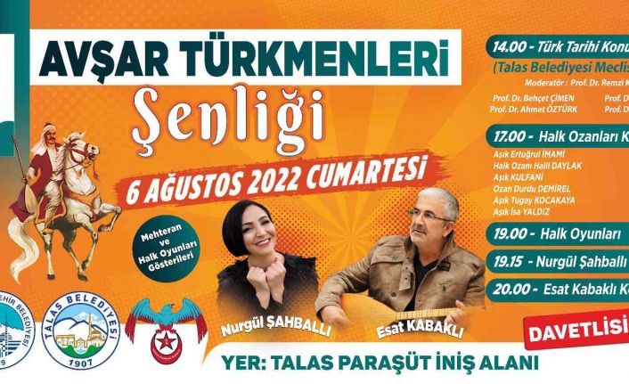 Avşar Türkmenleri Bu Şenlikte Buluşacak