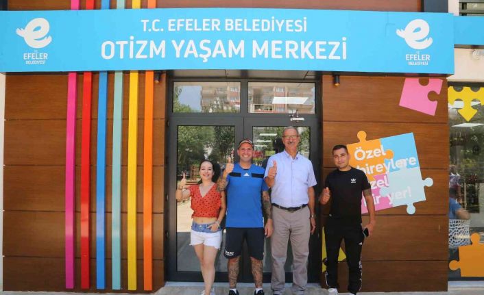 Çevreci İspanyol’dan Efeler ve Otizm Yaşam Merkezi’ne hayran kaldı