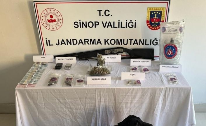 Sinop’ta uyuşturucu operasyonunda 1 kişi yakalandı