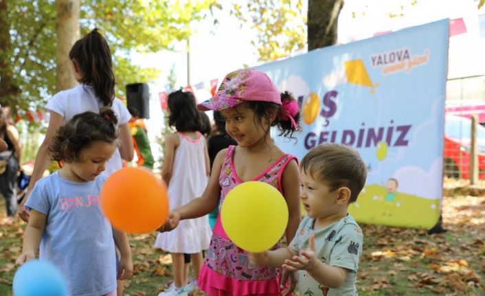 Yalova Belediyesi’nin etkinliğinde çocuklar doyasıya eğlendi