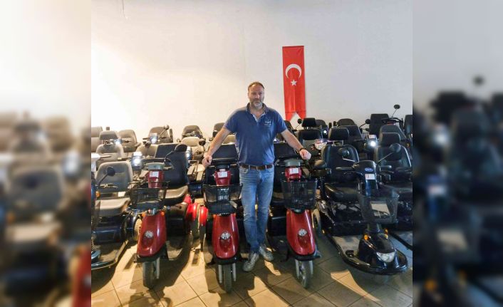 Akülü engelli araçları Çarşamba için yola çıktı