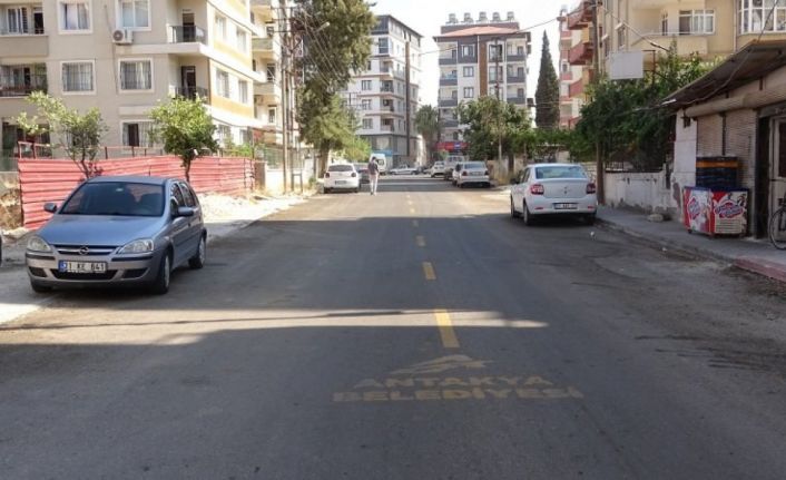 Antakya Belediyesinin asfalt çalışmaları