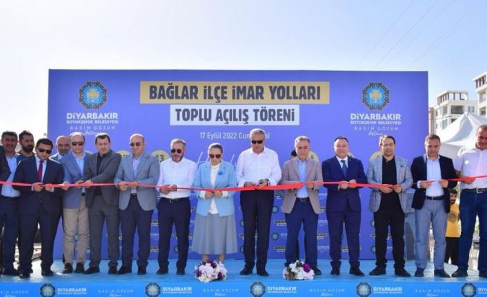 Bağlar ilçesinde 13 caddenin açılışı yapıldı