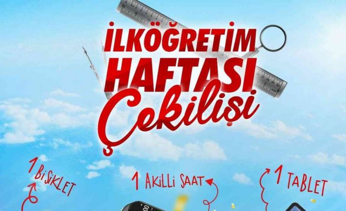 Canik’te çekilişle 100 öğrenciye kırtasiye seti