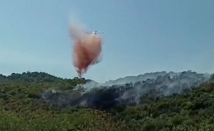 Demre’de makilik yangını korkuttu