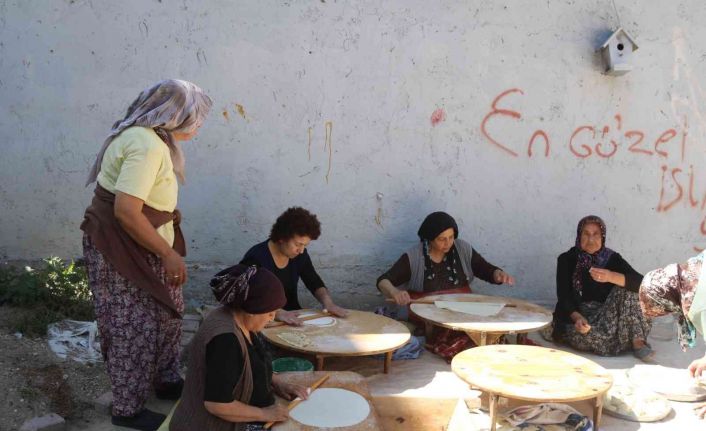 Kırka’da kışlık yufka ve makarna hazırlığı başladı