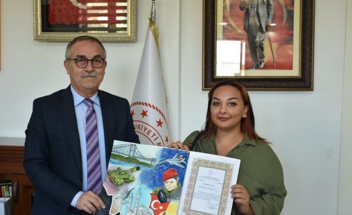 Müdür Akyol, il birincisini ağırladı