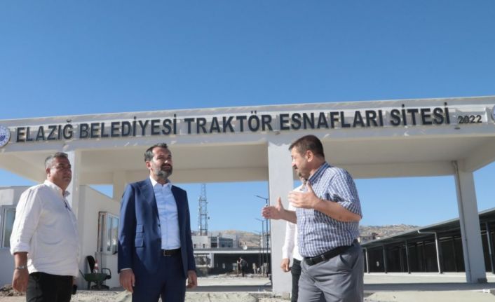 Traktör Esnafı Sitesinde çalışmalar tamamlanmak üzere