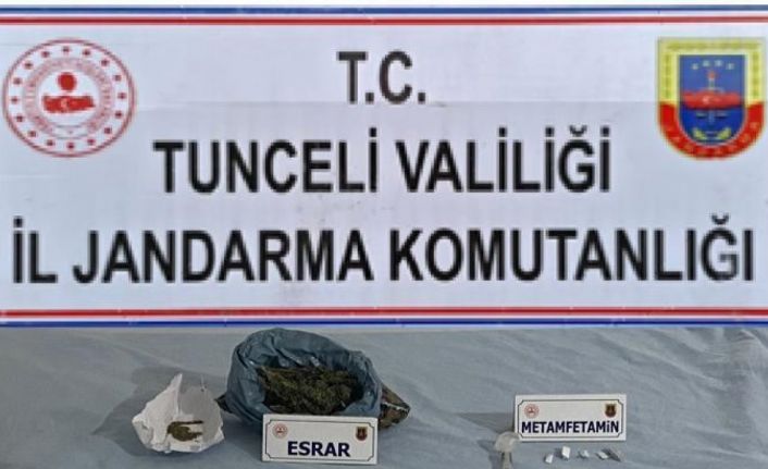 Tunceli’de uyuşturucudan 2 gözaltı