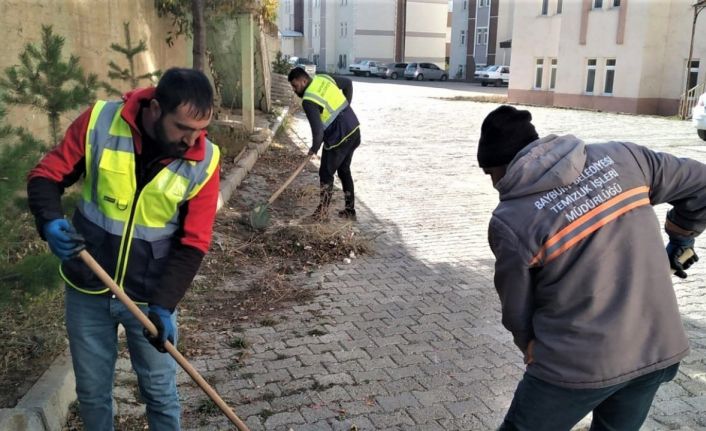 Bayburt’ta sonbahar temizliği