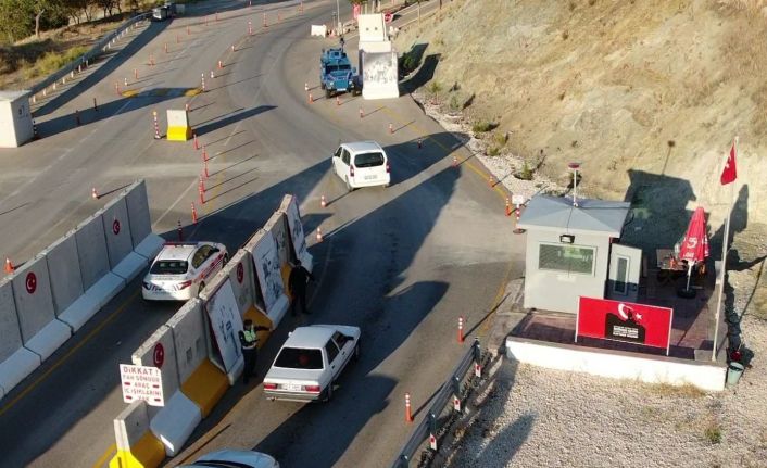 Elazığ’da dron destekli trafik denetimi