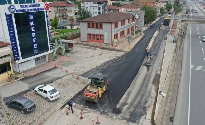 Gazi Mustafa Kemal Caddesi’ne 700 ton asfalt serildi