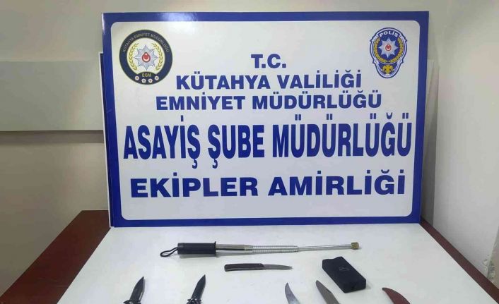 Kütahya’da dar bölge asayiş uygulaması