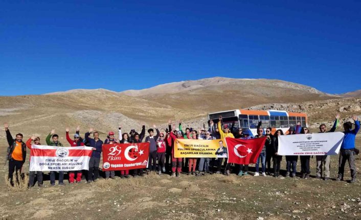 Mersin Büyükşehir Belediyesinden zirve tırmaşına ulaşım desteği