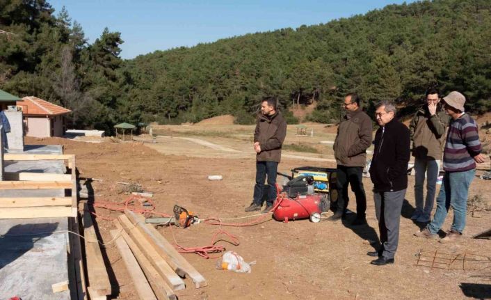 Pınarlı Tabiat Parkı inşaatı çalışmalarında sona yaklaşıldı