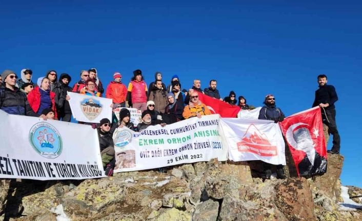 Rize’de 17. Cumhuriyet tırmanışı yapıldı