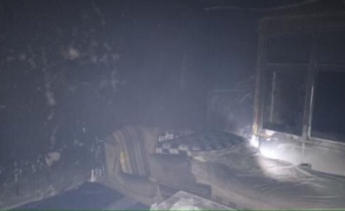 Rize’de yabancı uyruklu şahısların kaldığı binada yangın çıktı: 1 yaralı