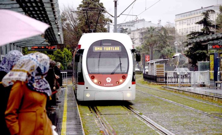 Samsun’da tramvayların kapasitesi yüzde 40 artırılacak