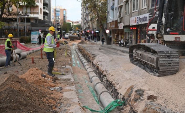 Avni Gemicioğlu Caddesi’nde altyapı çalışmaları