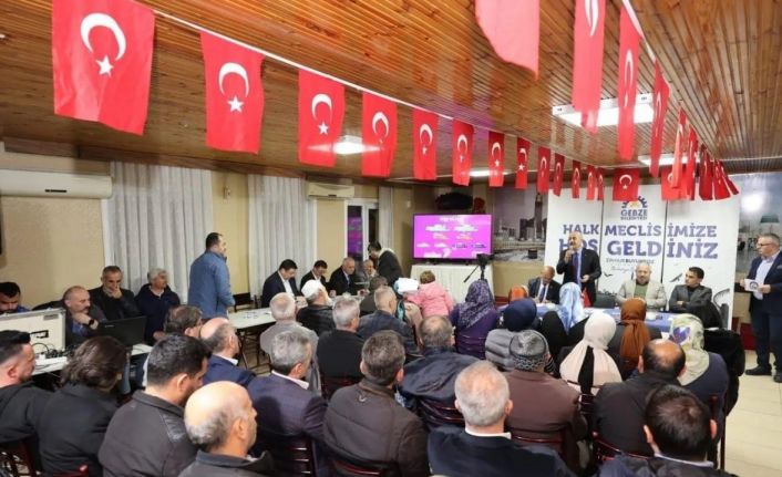 Başkan Büyükgöz anlattı, vatandaşlar dinledi