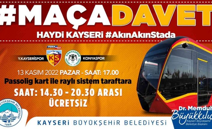 Başkan Büyükkılıç’tan Kayserispor’a Destek Çağrısı