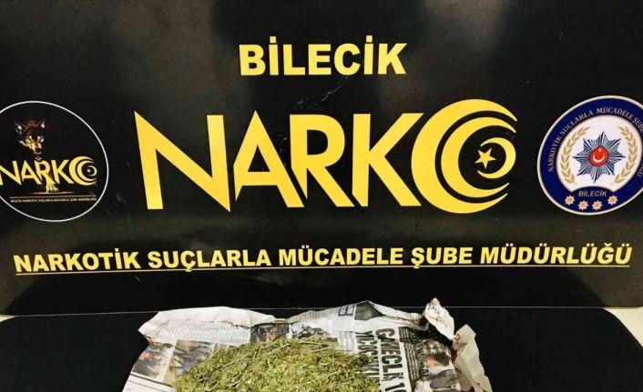 Bilecik’te 181 gram esrar ele geçirildi, 2 kişi yakalandı