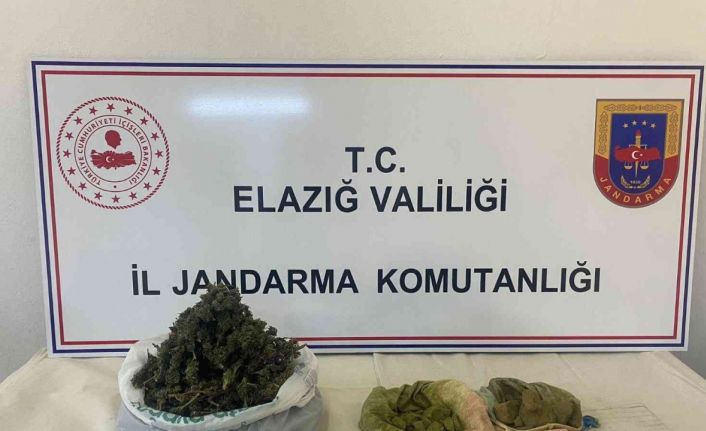 Elazığ’da 1,5 kilo esrar ele geçirildi: 2 gözaltı