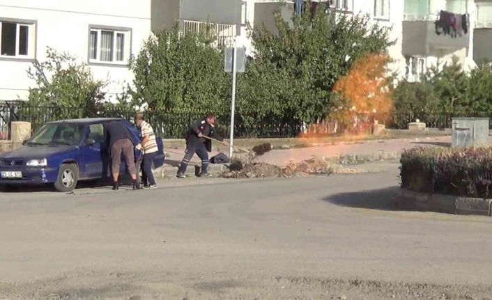 Erzurum’da doğalgaz patlaması korkuttu