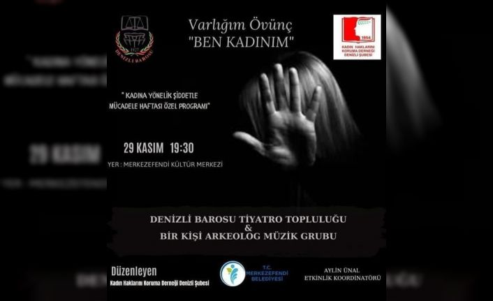 Kadına yönelik şiddetle mücadeleye dikkat çekecek etkinlik