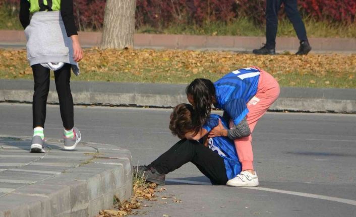 Kayseri’de ağlatan koşu