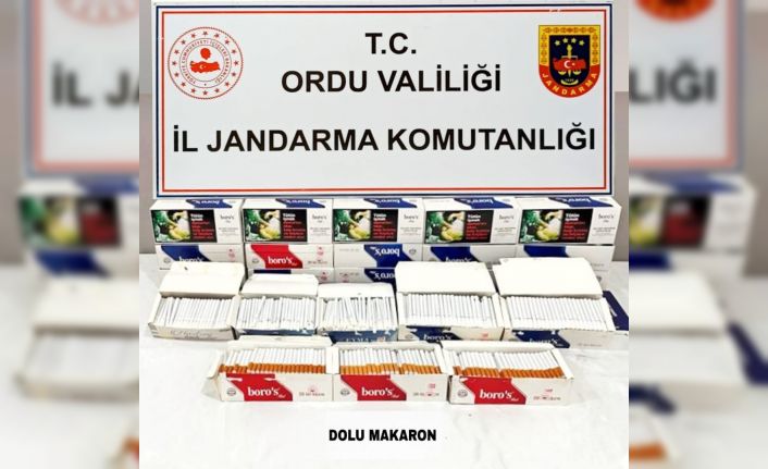 Ordu’da kaçak tütün mamulleri ele geçirildi