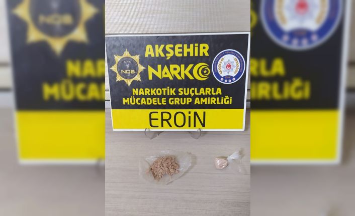 Akşehir’de uyuşturucu operasyonu: 3 gözaltı