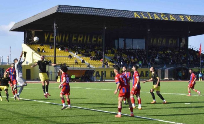 Aliağaspor FK devreyi galibiyetle tamamladı