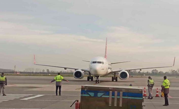 Çarşamba Havalimanı’ndan 1 milyon 128 bin yolcuya hizmet