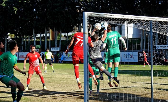 Çeşme Belediyespor, ligin ilk devresini 5-1 galibiyetle kapattı