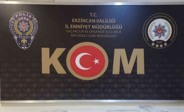 Erzincan’da 1,8 kilogram safran ele geçirildi