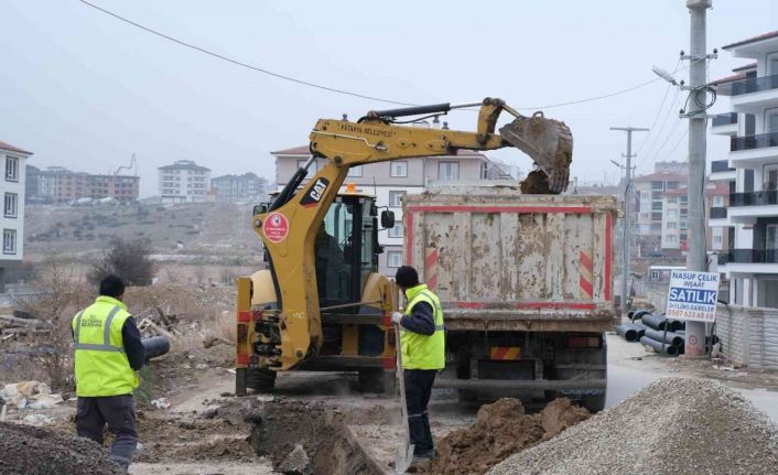 Kütahya’nın Zafertepe ve İnköy mahallelerinde yağmur suyu hattı