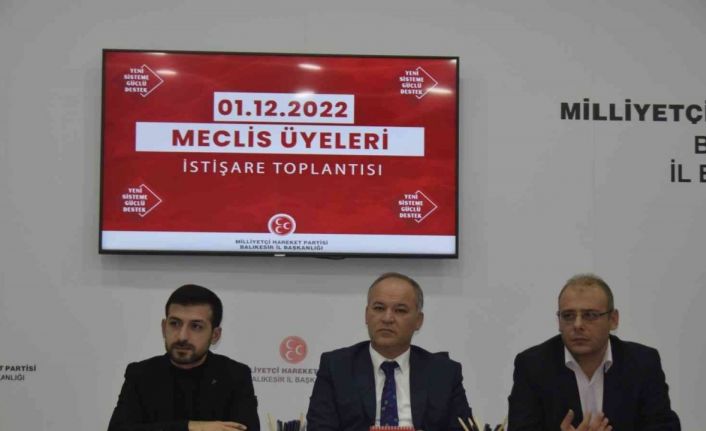 MHP’de İl Genel Meclisi üyeleri toplandı