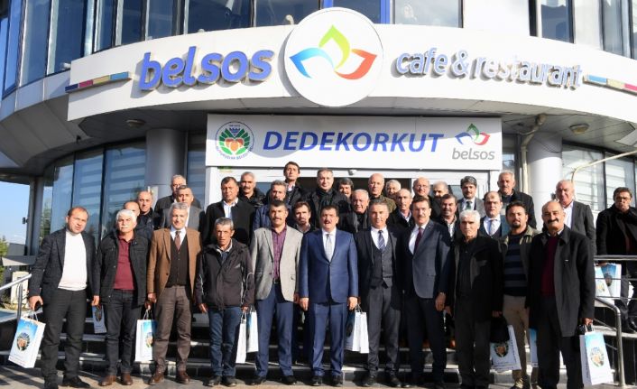 Tüfenkci ve Gürkan, Hekimhan muhtarlarıyla bir araya geldi