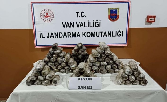 Van’da 47 kilo Afyon Sakızı ele geçirildi