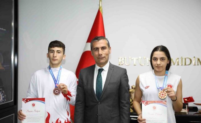 Adıyamanlı sporcular 1 altın 1 bronz madalya kazandı