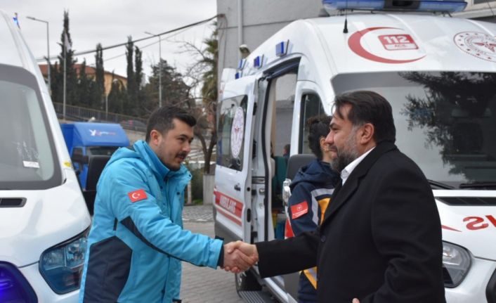 Balıkesir’e, 4 ambulans ve 1 adet Umke aracı teslim edildi