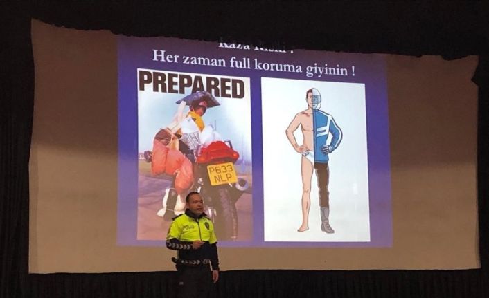 Bandırma’da güvenli motosiklet sürüş semineri düzenlendi