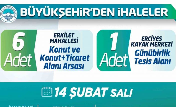 Büyükşehir’den ihaleler