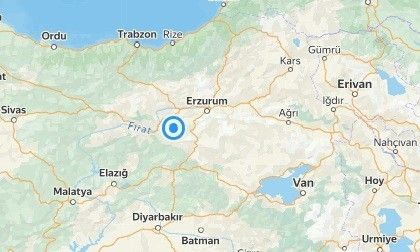 Erzincan’da gece hafif şiddetli 3 deprem yaşandı